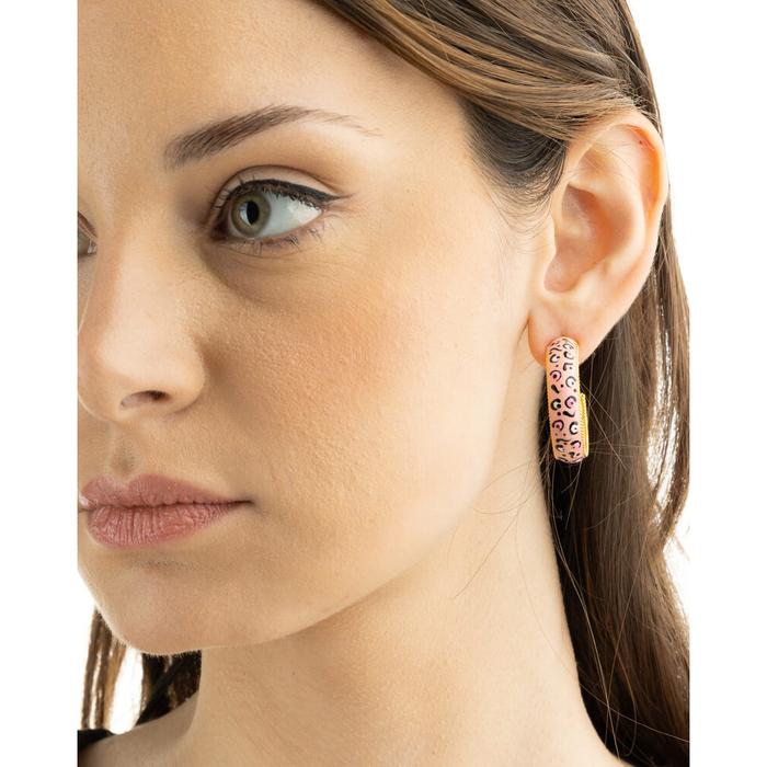 Leopard Animal Stud Earrings