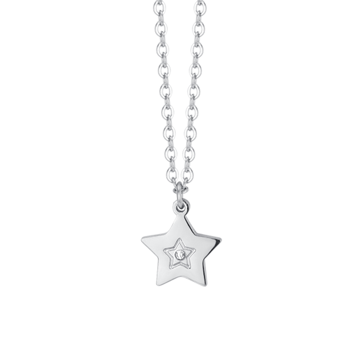 GIRL'S STEEL NECKLACE WITH STAR