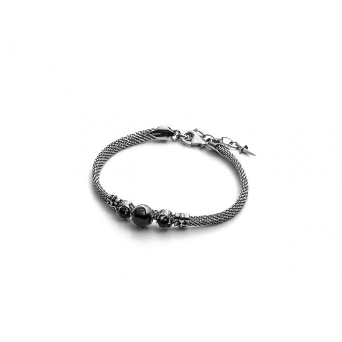 Bracelet réseau 3 pierres