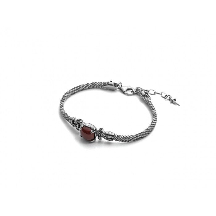 Garnet stone bracelet