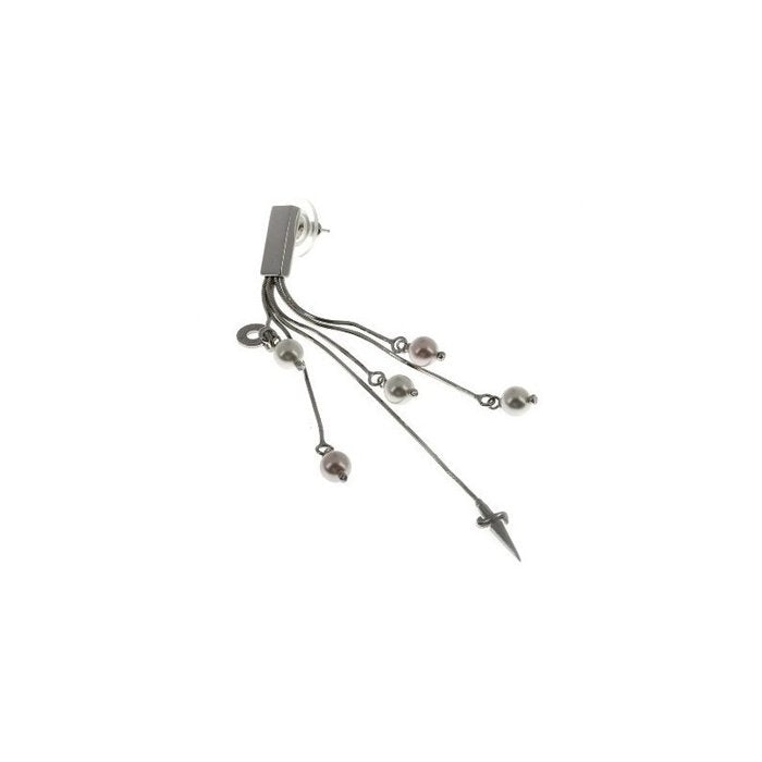 Boucle d'oreille pendante en perles
