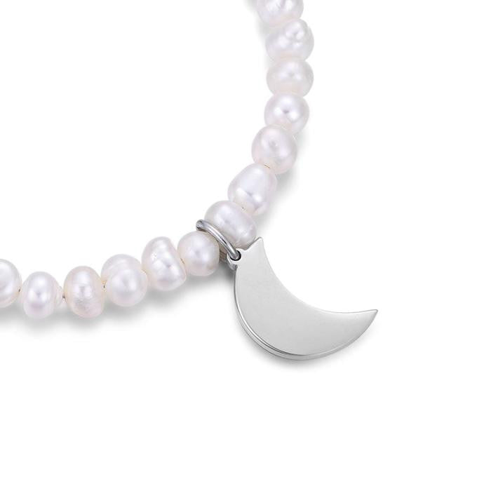 Bracelet avec perles et lune