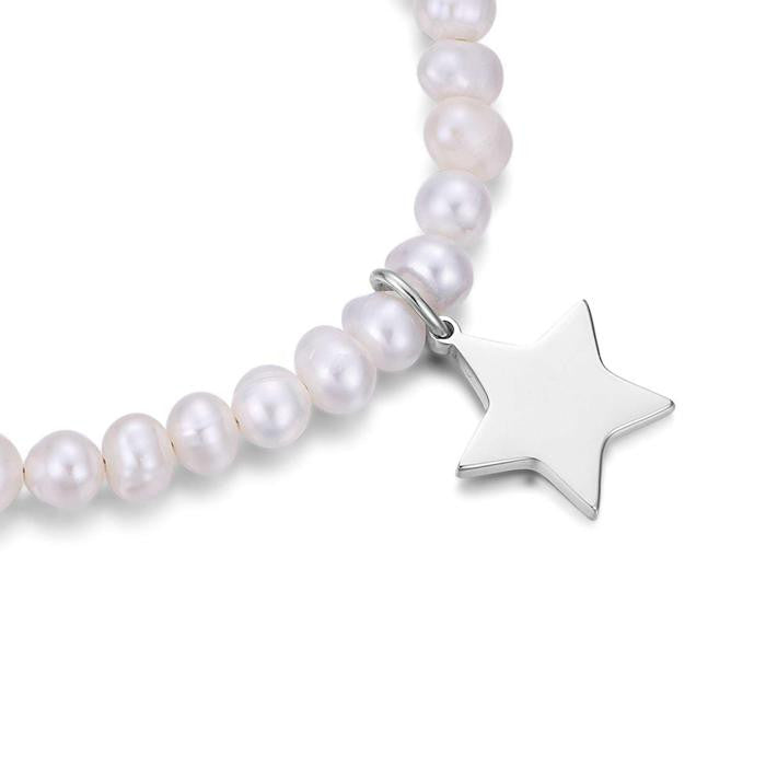 Bracelet With Pearls And Star