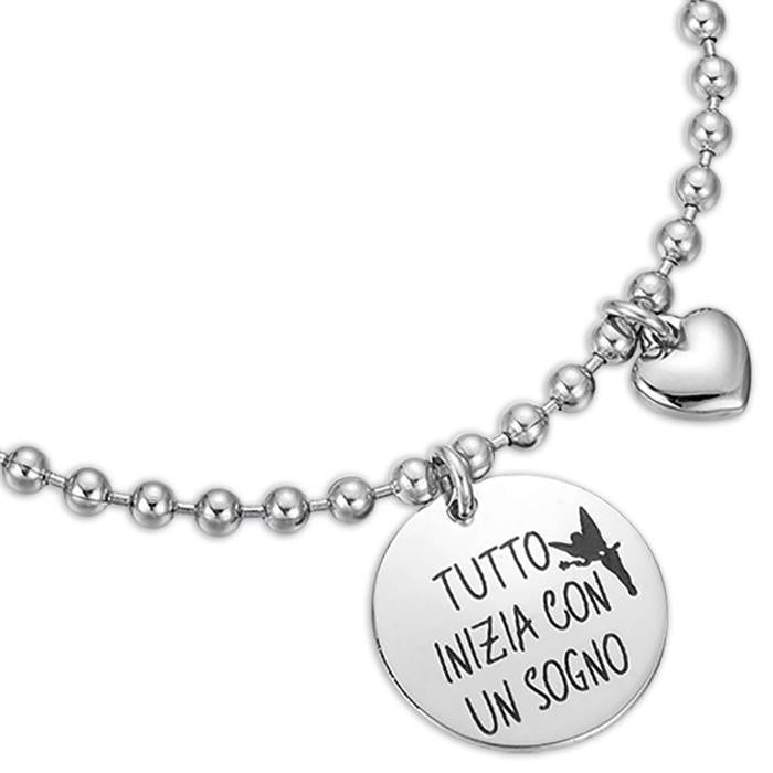 Bracelet avec inscription Tout commence par un rêve