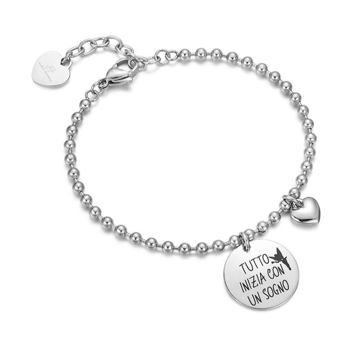 Bracelet avec inscription Tout commence par un rêve
