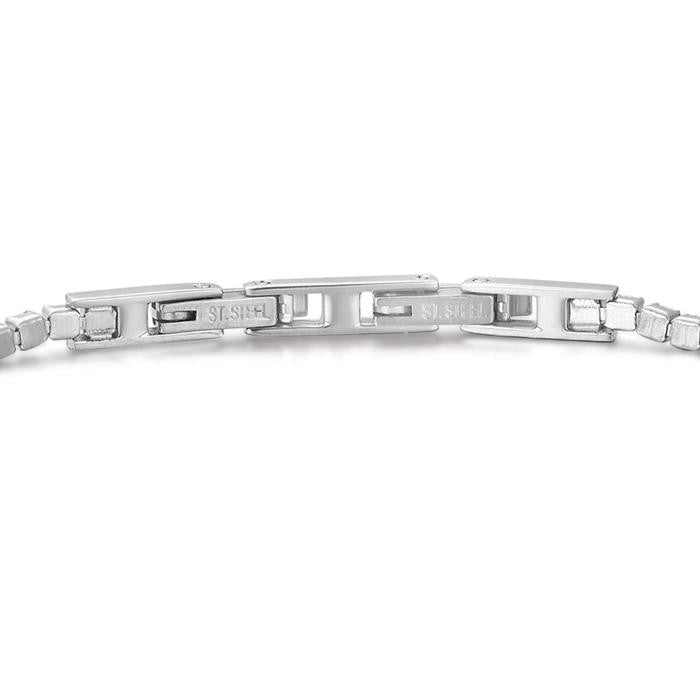 Tennis en acier cristal blanc de 2 mm