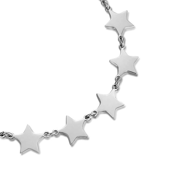 Steel Bracelet With Stars
