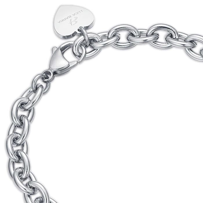 Steel Bracelet With Heart I Love You Sister