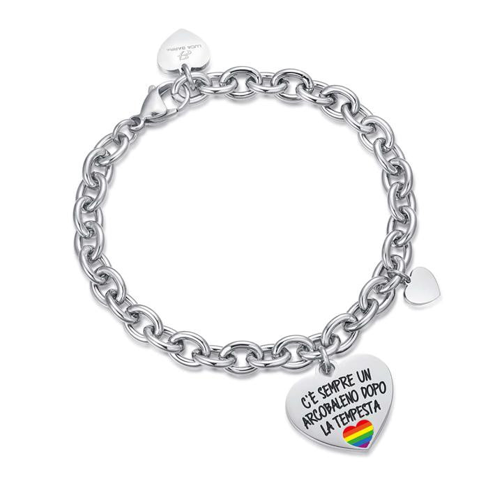 Bracelet en acier Il y a toujours un arc-en-ciel après la tempête