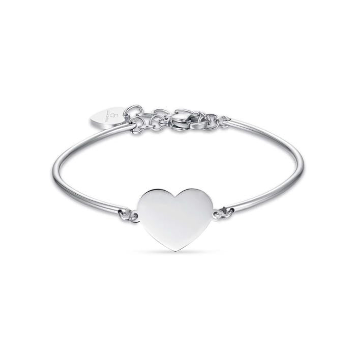 Steel Bracelet With Heart