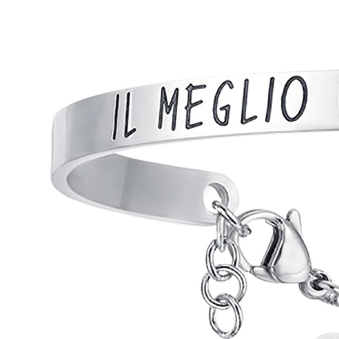 Steel Bracelet With The Best Is Yet To Come Written