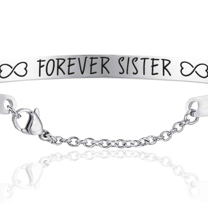 Bracciale in acciaio forever sister