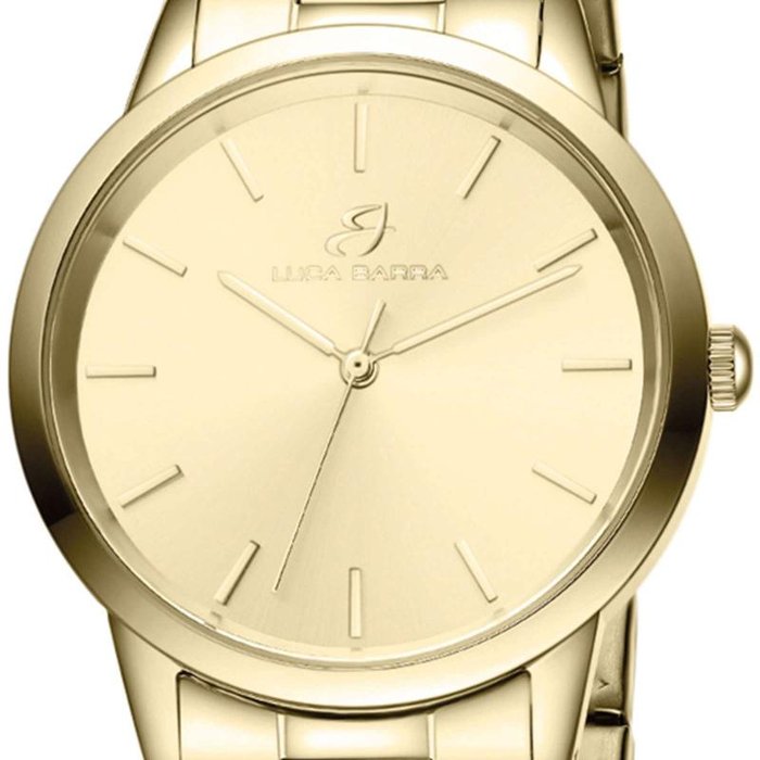 Orologio in acciaio ip gold con cassa in acciaio ip gold quadrante ip gold