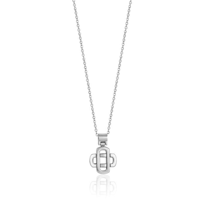 Collier en acier avec pendentif