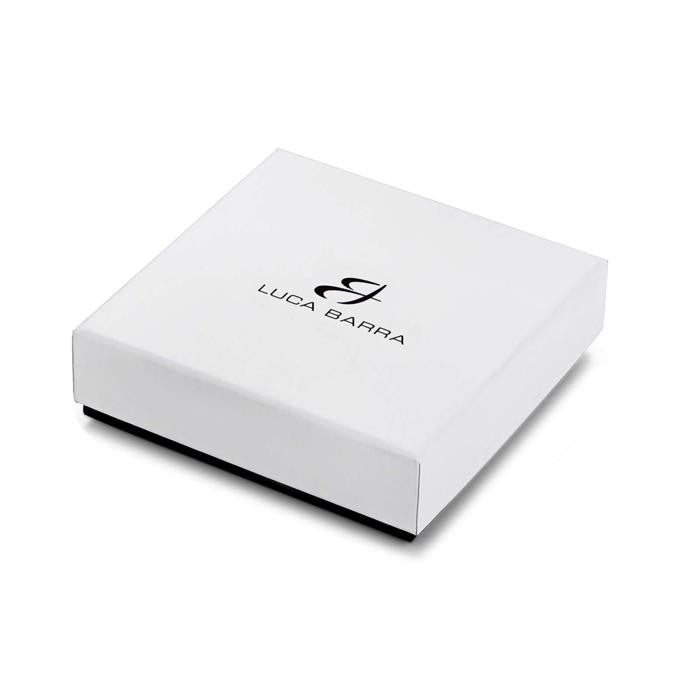 Breloque corne en acier émaillé noir de 17 mm