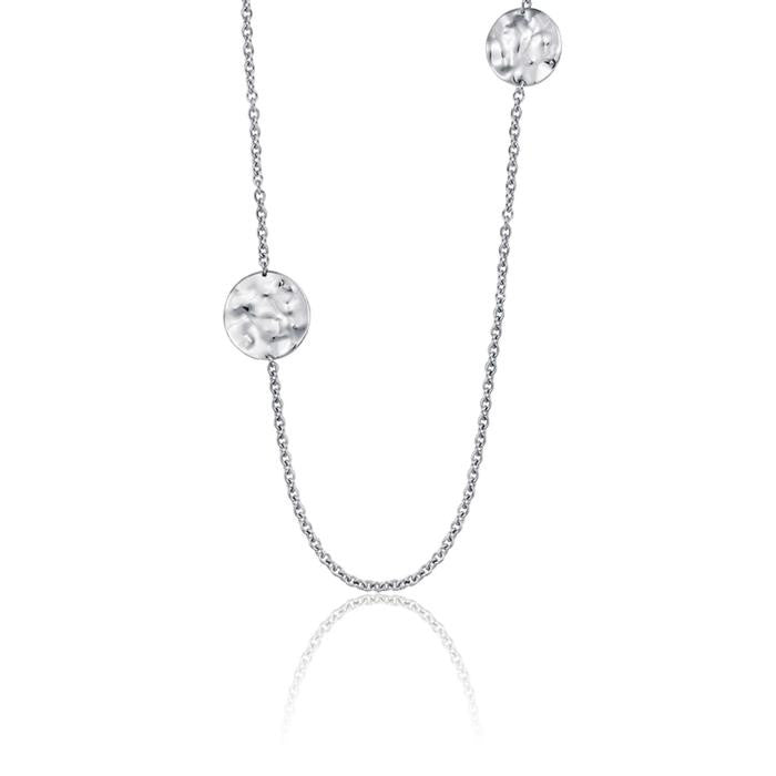 Collier en acier martelé