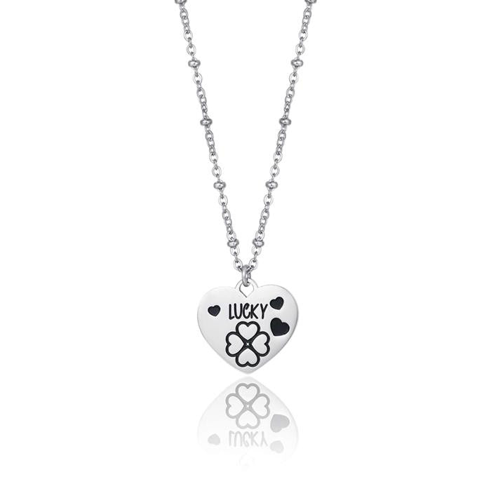 Collana In Acciaio Lucky