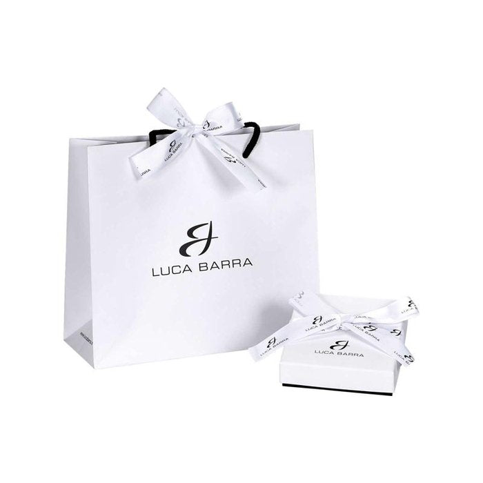 Collana in acciaio ip gold con fulmine e cuore