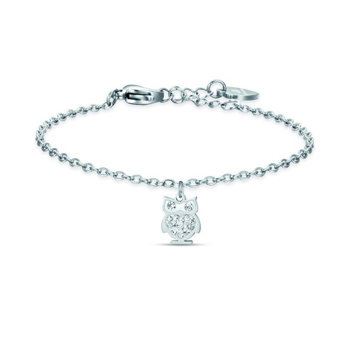 Junior Steel Bracelet with Pendant Owl