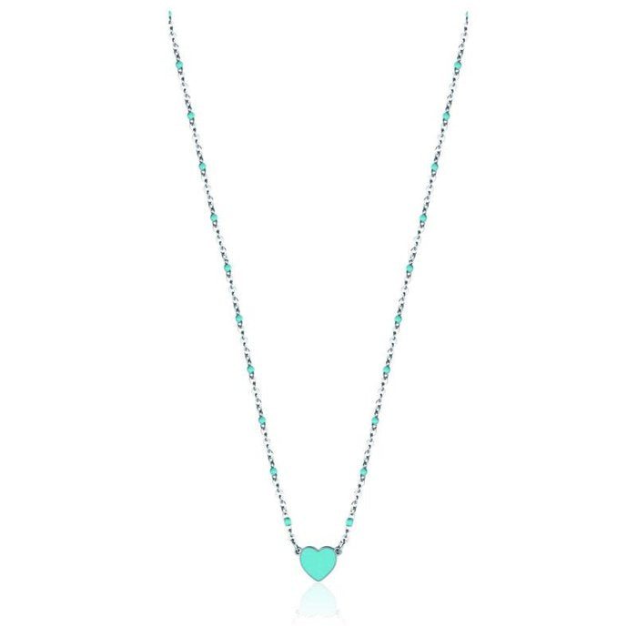 Junior Steel Necklace with Heart