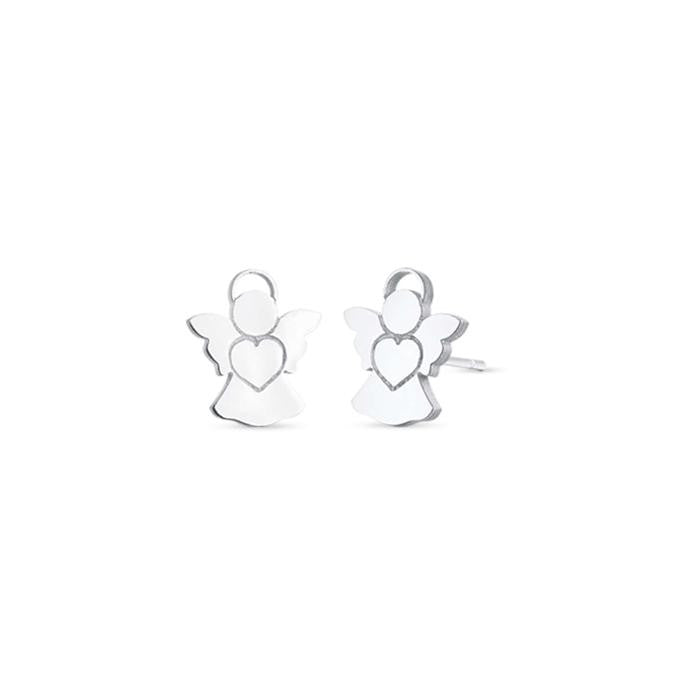 Orecchini In Acciaio Con Angeli