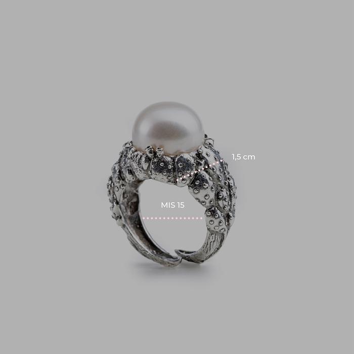 Anello Perla Pala Di Fico Nude
