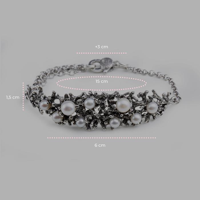 Bracelet Branches de Perles Nude