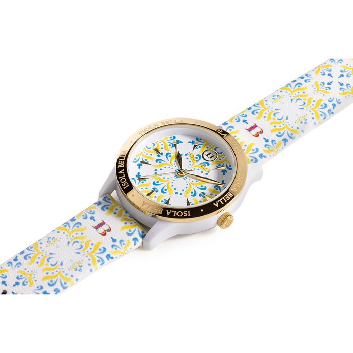 Light Maiolica Clock