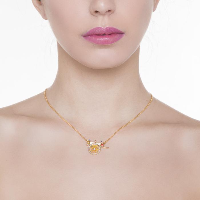 Collana Carretto Lapilli