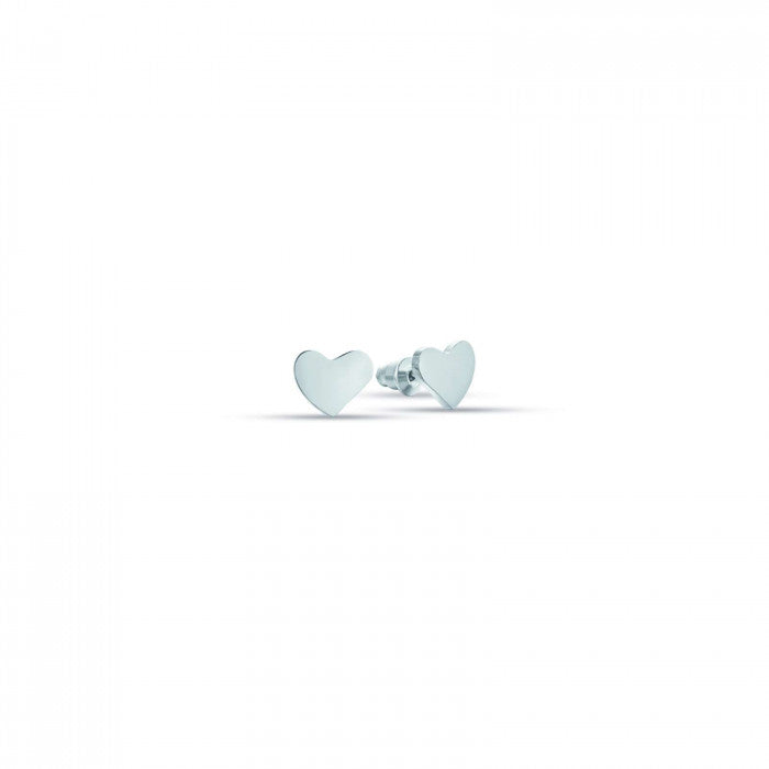 ORECCHINI IN ACCIAIO CON CUORI