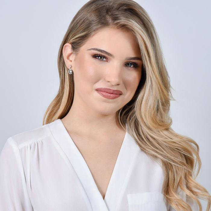 WOMEN'S STEEL EARRINGS STAR AND MOON