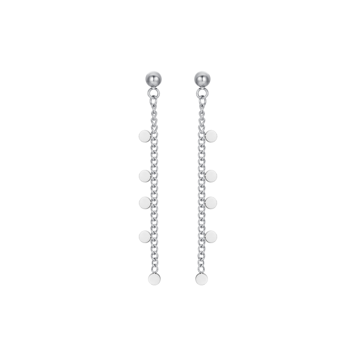 WOMEN'S STEEL NECKLACE WITH CIRCLES