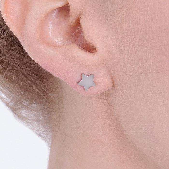 ORECCHINI DONNA IN ACCIAIO STELLE