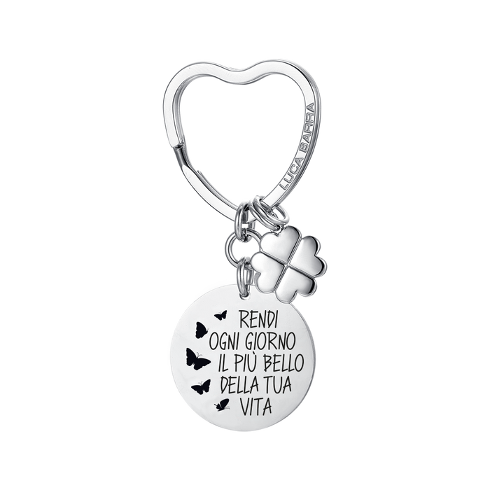 WOMEN'S STEEL KEY RING MAKE EVERY DAY THE MOST BEAUTIFUL OF YOUR LIFE
