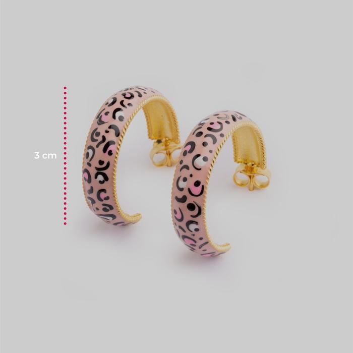 Leopard Animal Stud Earrings