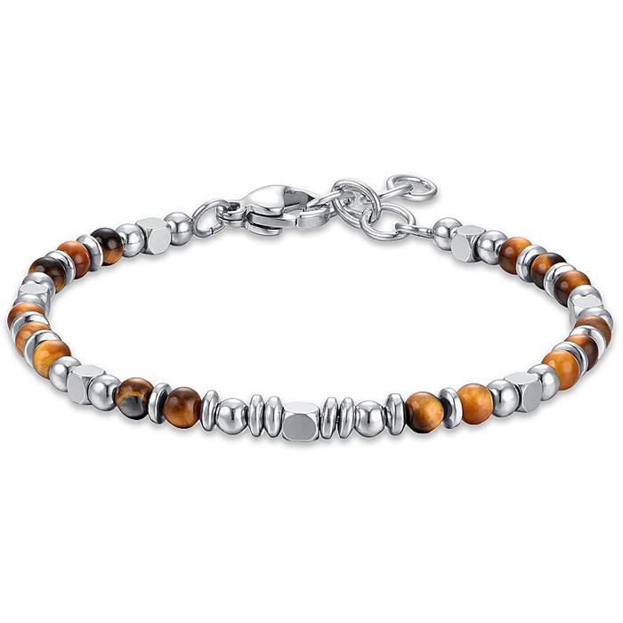 BRACELET ŒIL DE TIGRE ET GRIS