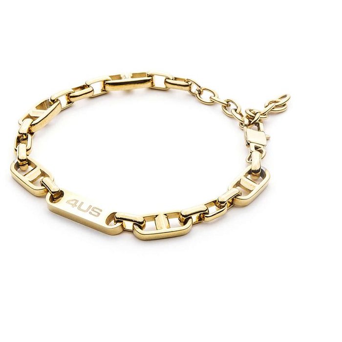Bracciale laminato maglia a catena