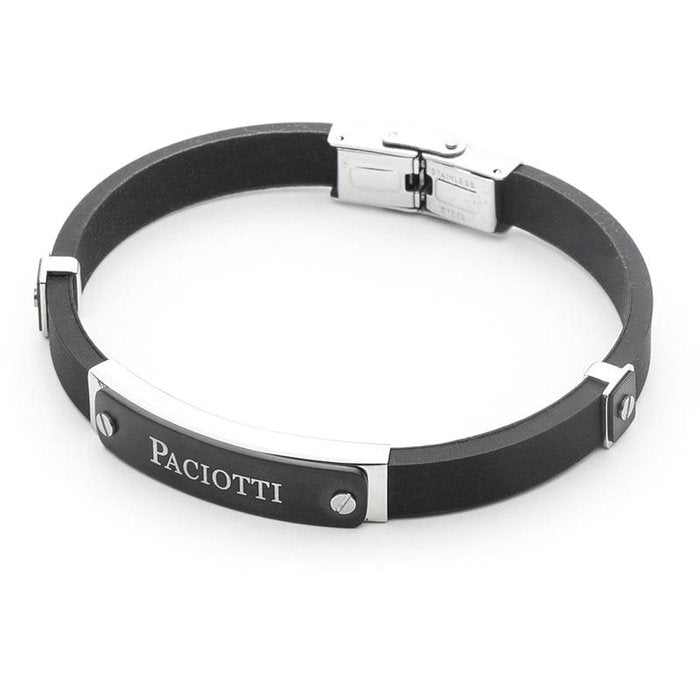Bracciale Caucciù Piastra