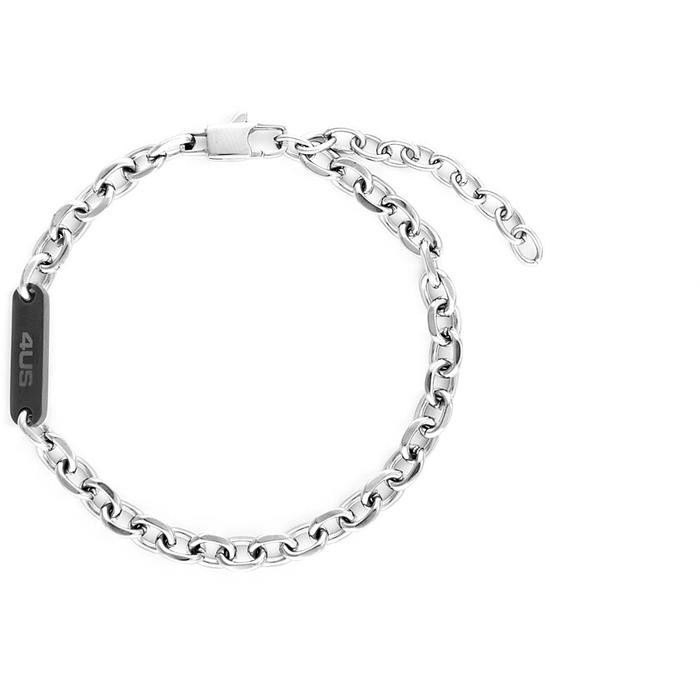 Bracciale acciaio pvd nero