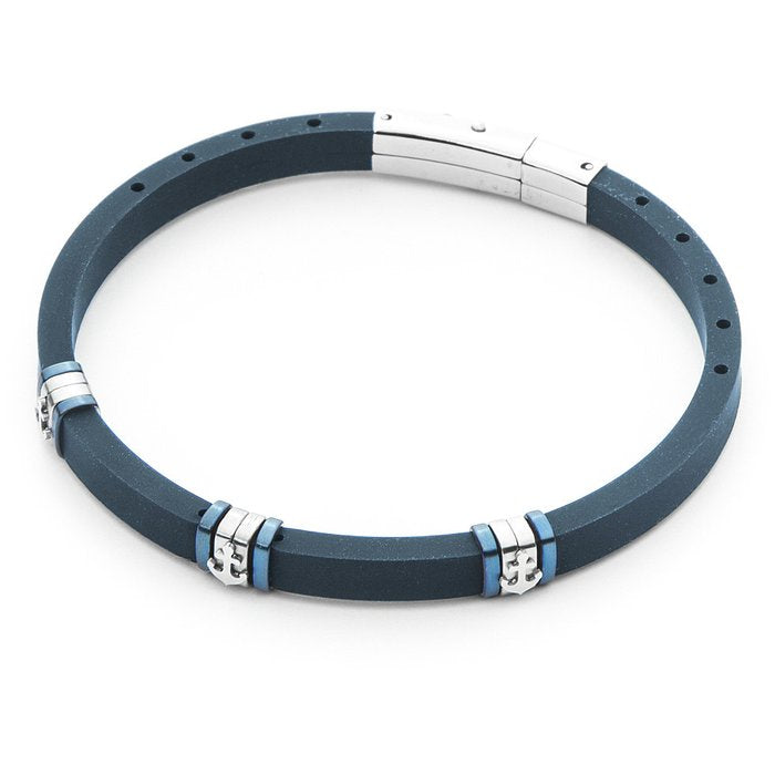 Rubber and anchor bracelet