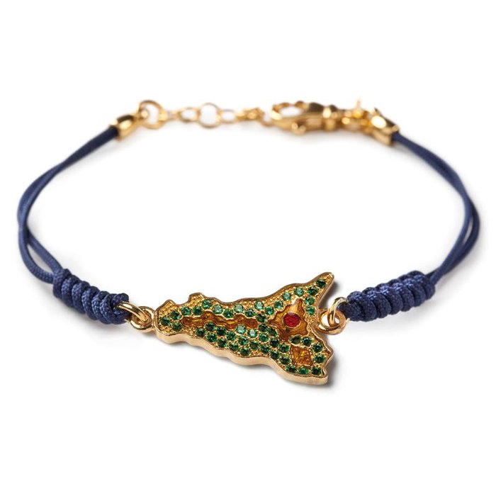 Sicily Lapilli Cord Bracelet