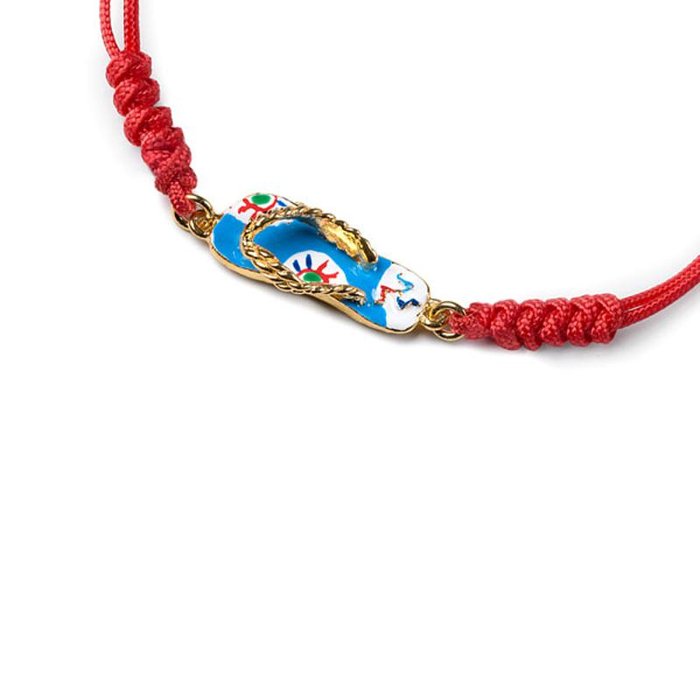 Flip flop sandal bracelet