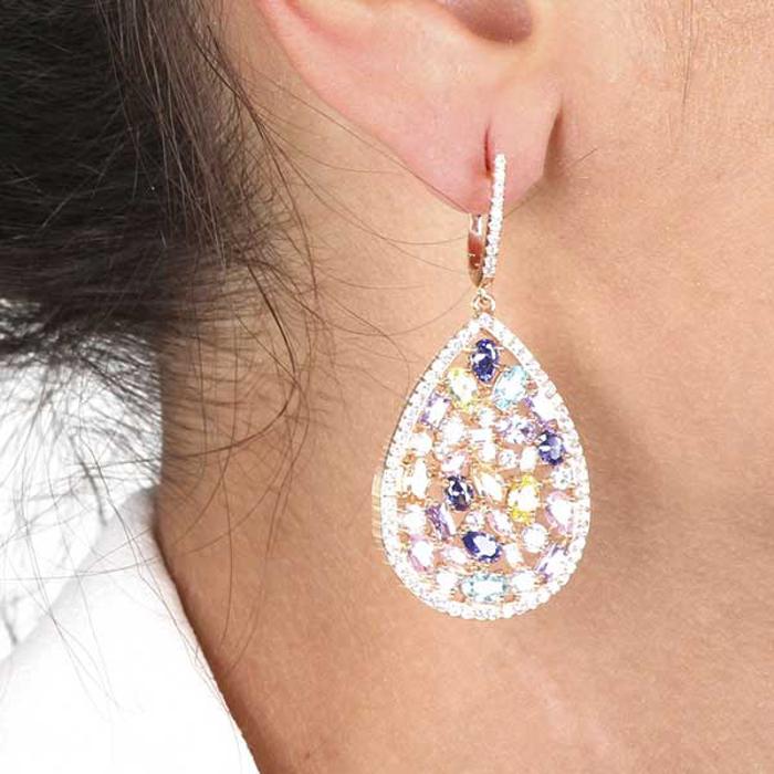 Boucles d'oreilles en argent 925