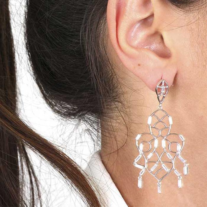 Boucles d'oreilles en argent 925