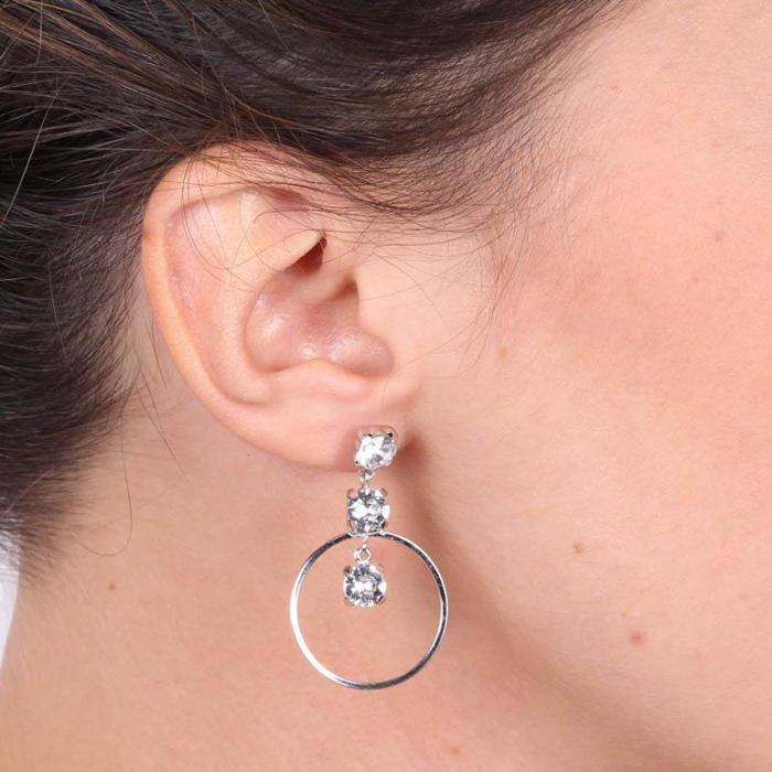 Boucles d'oreilles en argent 925