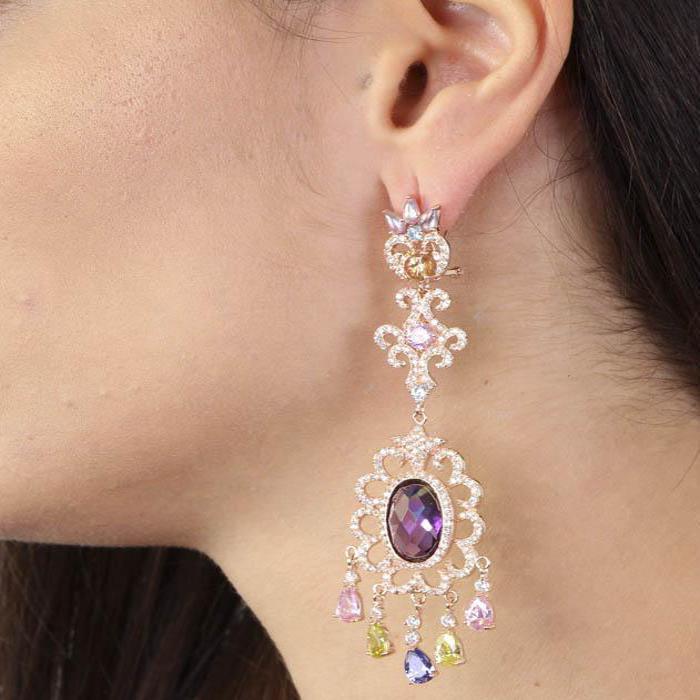 Boucles d'oreilles en argent 925