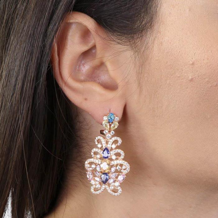 Boucles d'oreilles en argent 925
