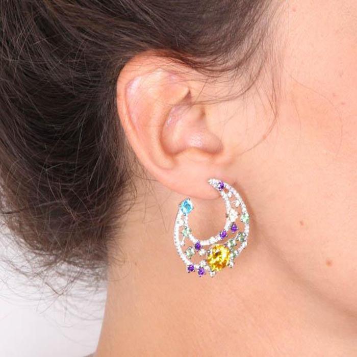 Boucles d'oreilles en argent 925