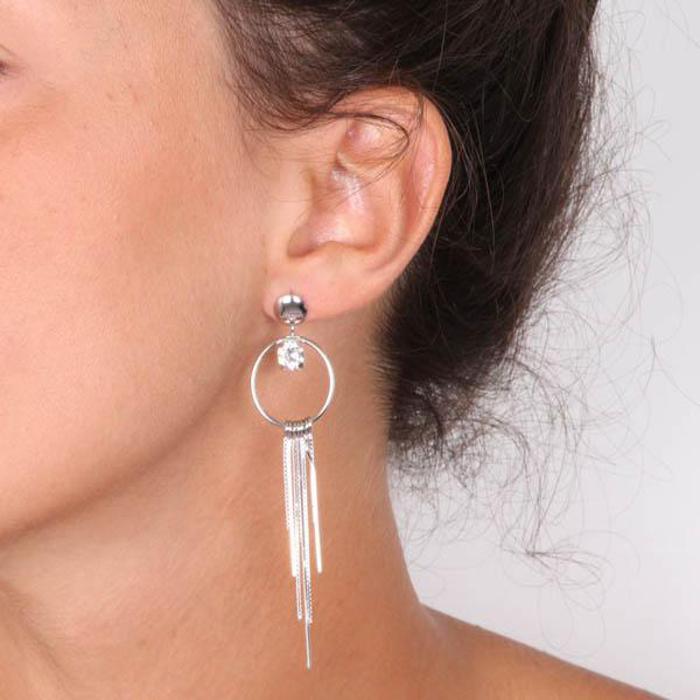 Boucles d'oreilles en argent 925