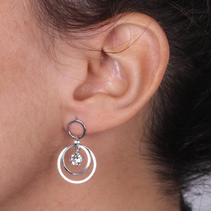 Boucles d'oreilles en argent 925